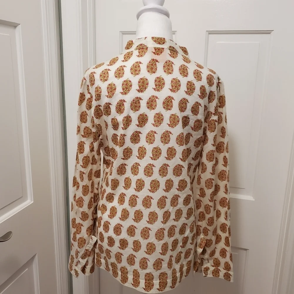 Tory Burch Lightweight 100% Cotton Tunic Size 8, Casual